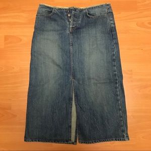Vintage J. Crew Denim Skirt